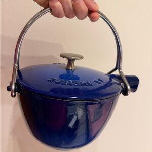 Le Creuset Cobalt Blue Enamel Pot